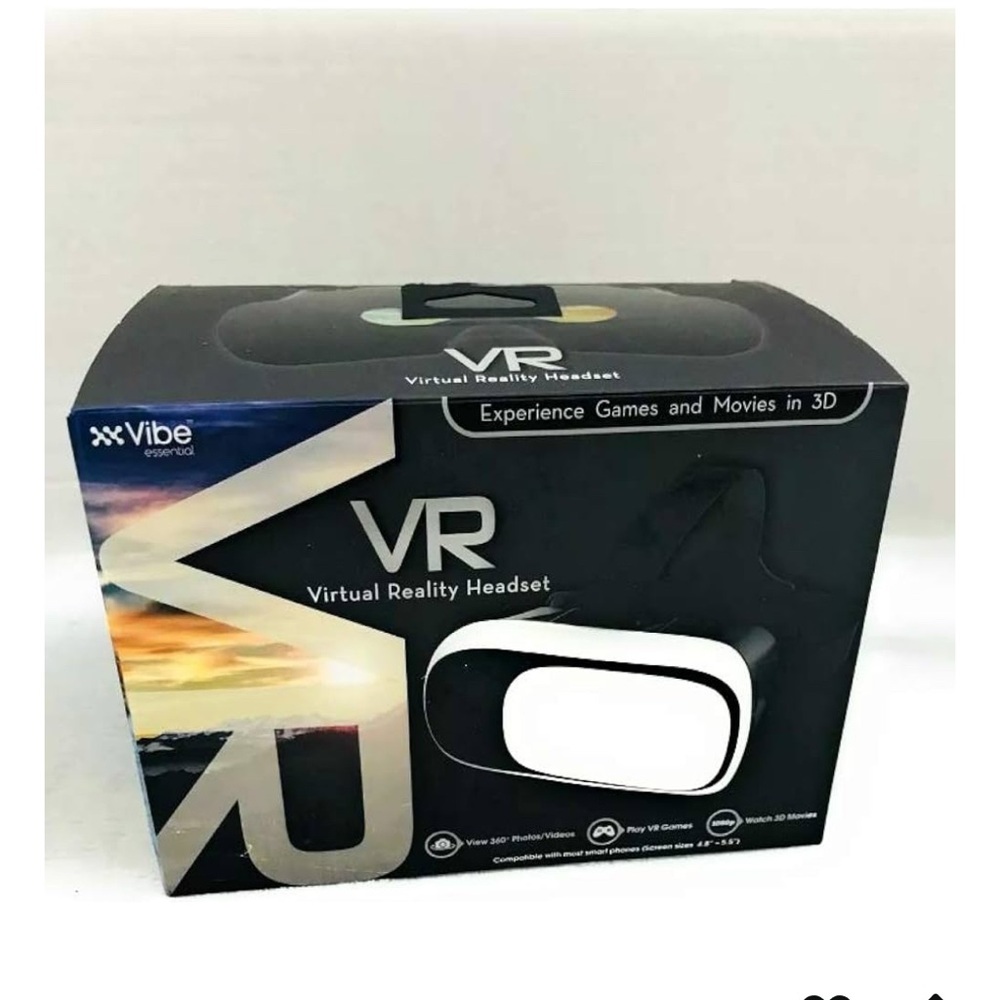 NIB: Vibe Essentials Black and Blue VR Headset